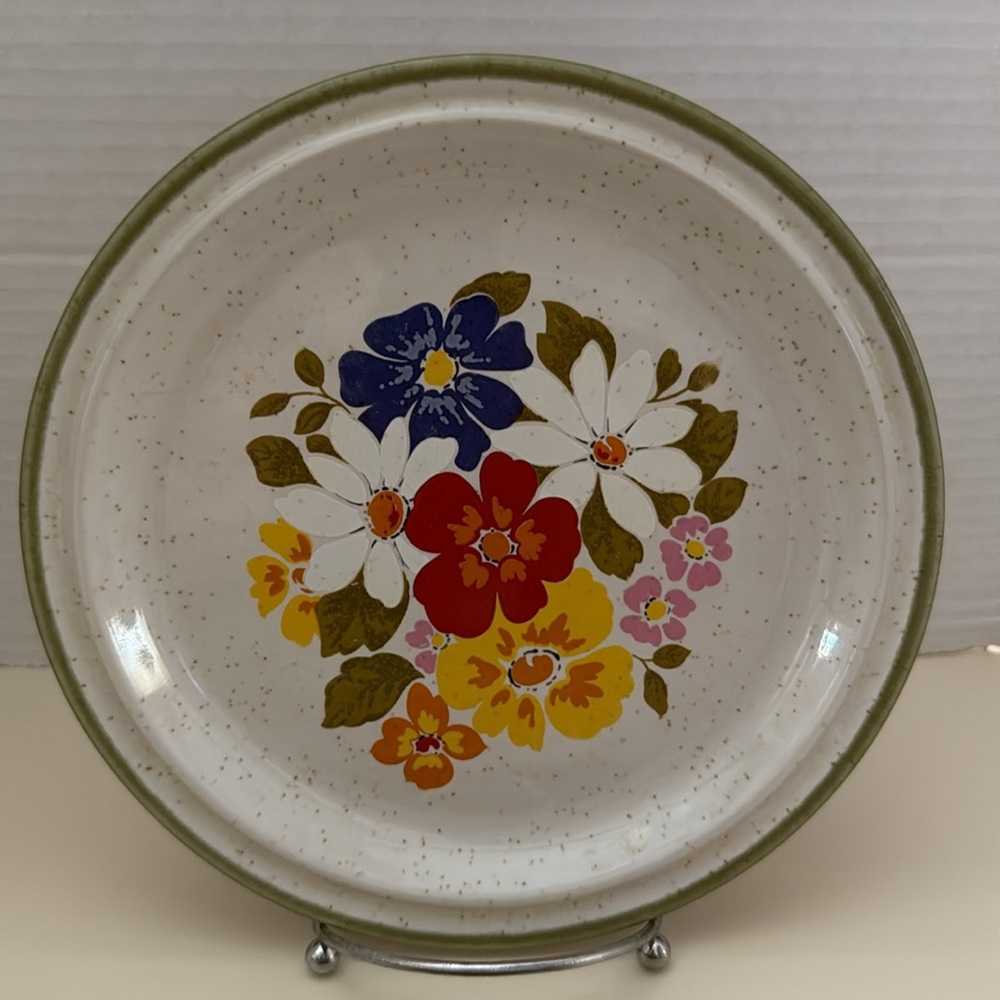 Set of 2 JI Stonecrest Andre Ponche #8874 Summer Garden Salad Dessert Plates